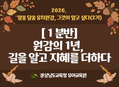 2026. 알쏭달쏭 유치원감, 그것이 알고 싶다 연수(2기)-공립 원감 썸네일 이미지